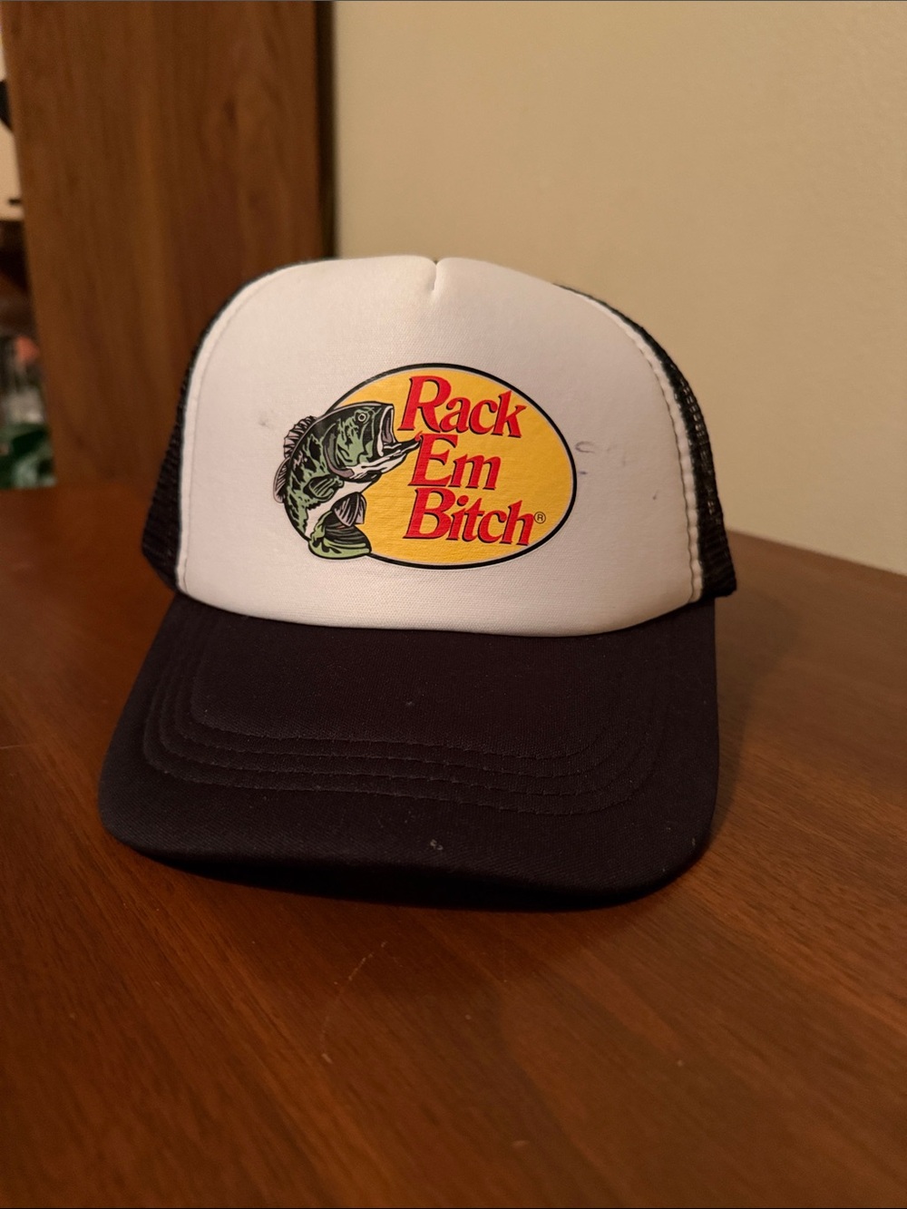 Black & White Trucker Hat for Reptile Enthusiasts